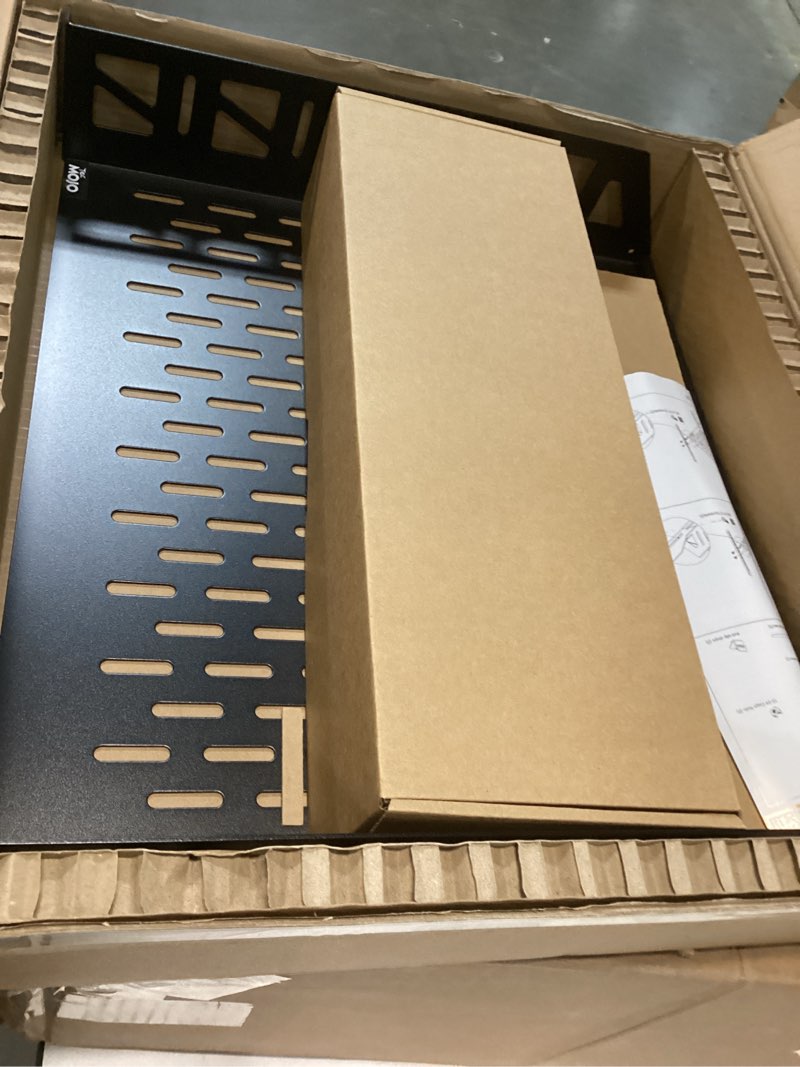 Condition photo showing Good Condition for Tecmojo 2U Rack Shelf,19 inch Server Rack Shelf 16 inch Depth,Weight Capacity 110Lbs/50kg,Rack Mount