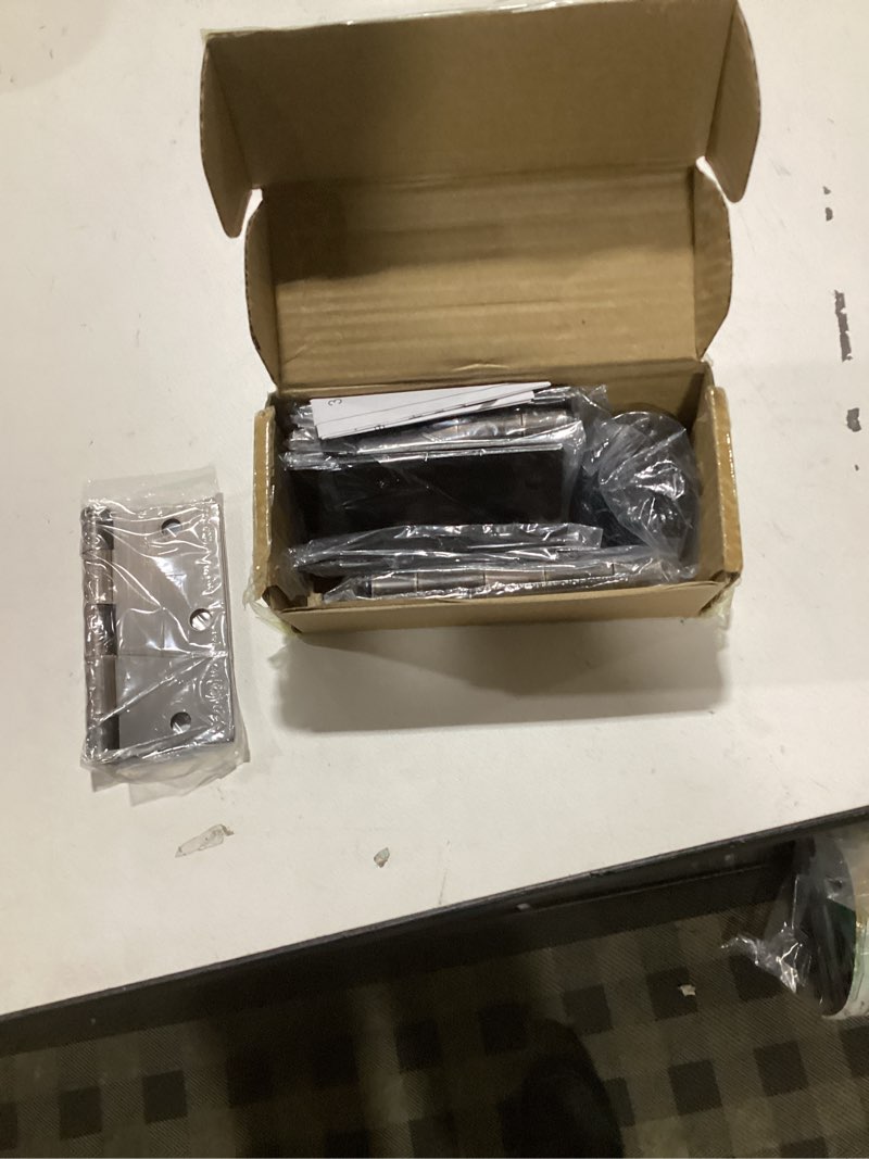 6 Pack Door Hinges, 3.5 x 3.5 Inch Oil Rubbed Bronze Hinges for Wood Square Corners Interior Hinges 