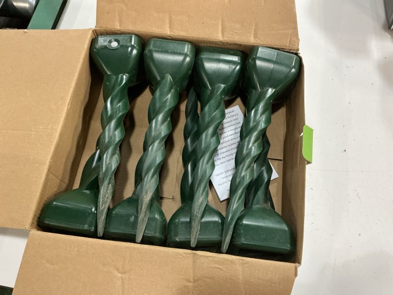 Condition photo showing Good Condition for 8 pack, ip 65 waterproof ultrasonic deterrent stakes, get rid of rabbit, for lawns garden