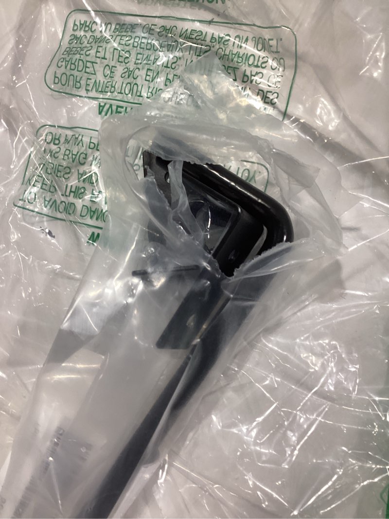 Condition photo showing Good Condition for 18" heavy duty cane bolt gate drop rod, extra thick gate ground latch hardware for wood pvc vinyl metal fences gates, wrought iron doors stopper gate latches, black finish, 1 pack 1 18 inch