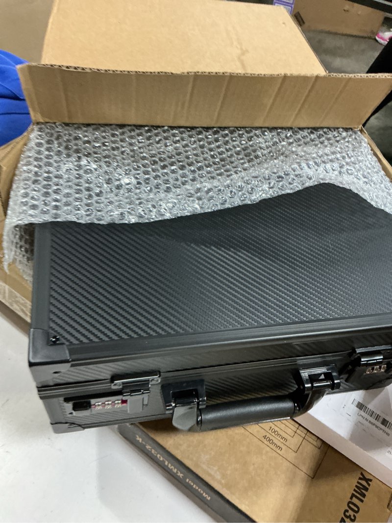 Condition photo showing New/Like New for Card Storage Box for 3" x 4" 35pt Toploaders, Sports Cards Case with Lock, Trading Card Storage Box Holds 600+ Top Loaders or 150 Magnetic Holders, Card Collection Box for Collectors 4-Row