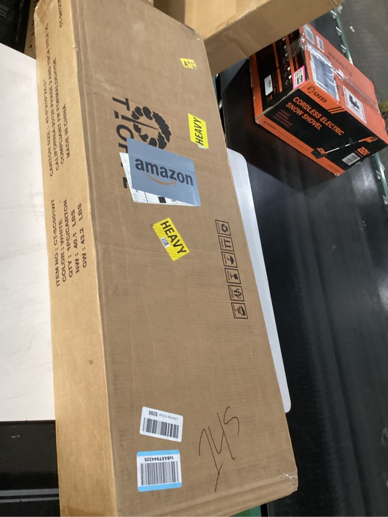 Condition photo showing Good Condition for taohfe white buffet cabinet with storage,wooden narrow sideboard entryway cabinets,modern white cabinet with doors credenza