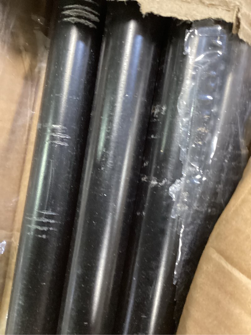 Condition photo showing Good Condition for GeilSpace 6 Pack 1/2" × 36" Pre-Cut Black Metal Pipe, Industrial Steel Fits Standard Half Inch Black Threaded Pipes and Fittings - Vintage DIY Industrial Shelving (1/2" × 36") 1/2" × 36" Black