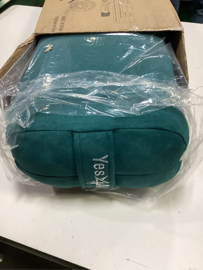 Condition photo showing New/Like New for yes4all triple-layer sponge yoga bolster pillow for restorative yoga & meditation - versatile yoga support pillow, balance & poses modification b. emerald