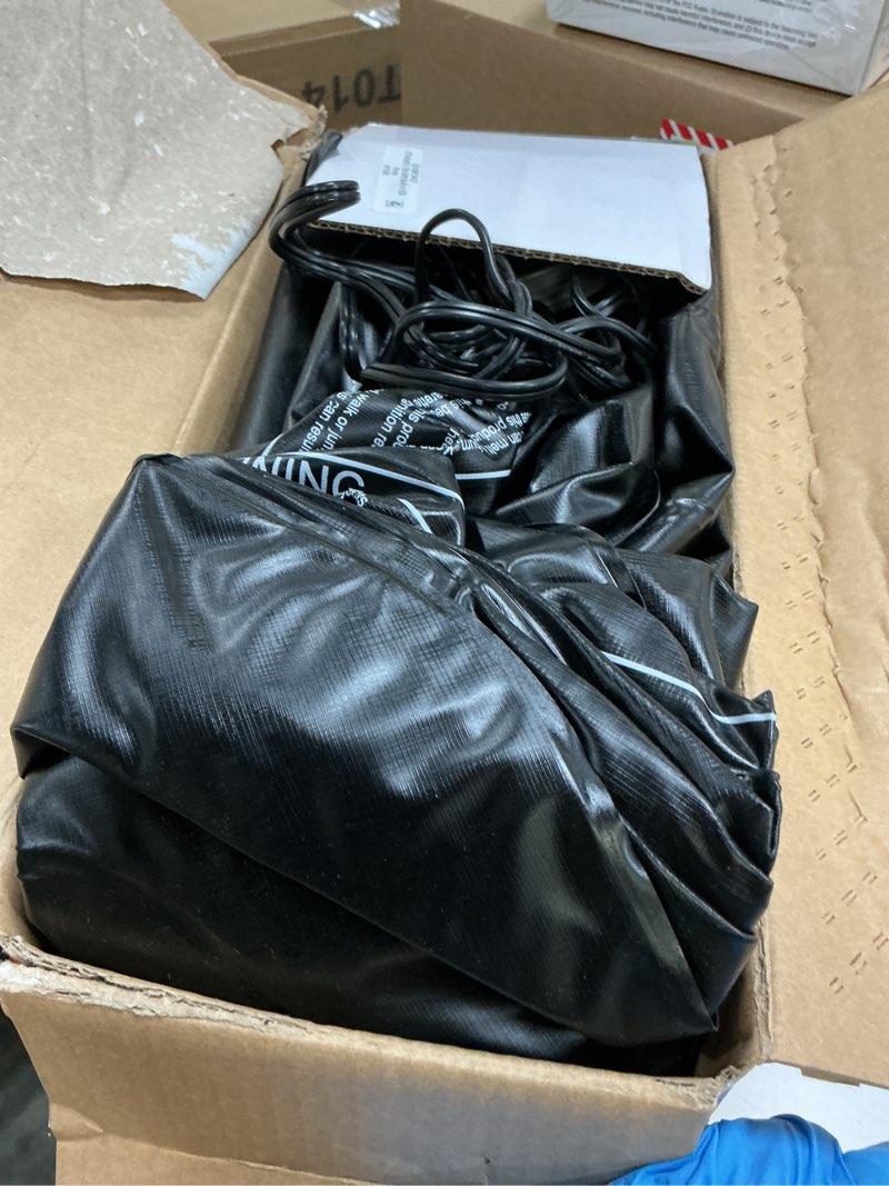 Condition photo showing As Is for ozark trail 13" full air mattress with built-in usb pump