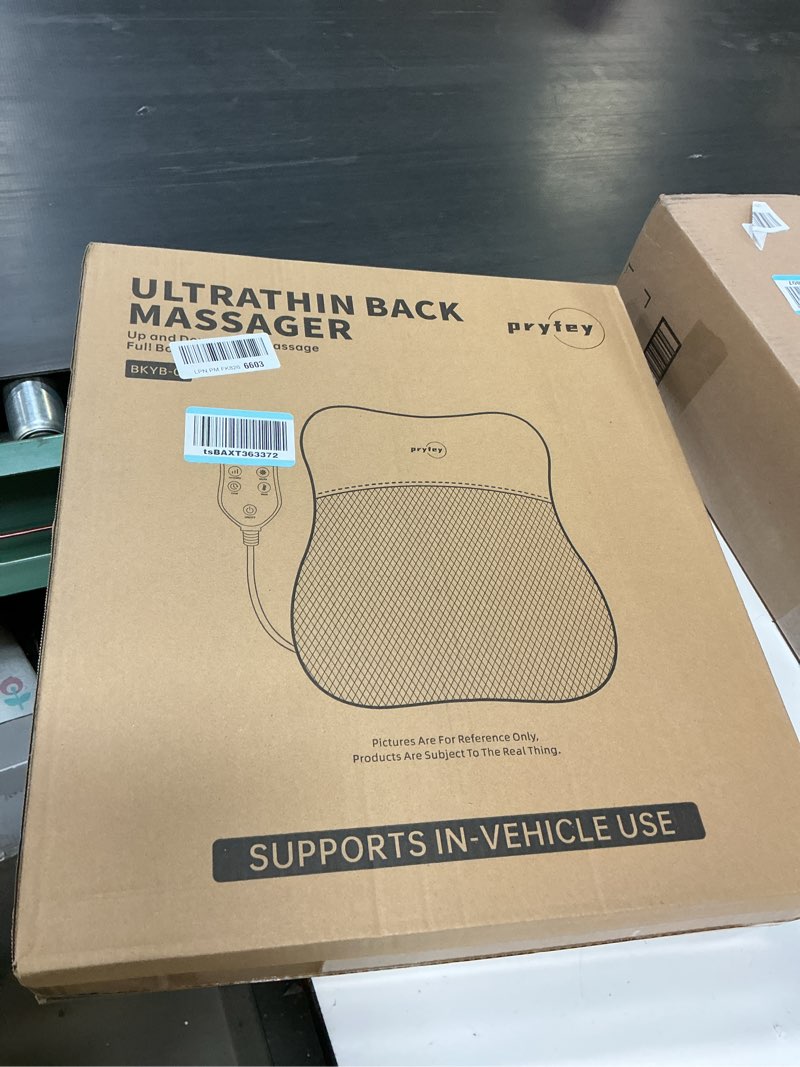 Condition photo showing Good Condition for Back Massager, Rolling Up and Down Back Massager with Heat, Back Massage 4D Kneading for Pain Relief Deep Tissue, Ultrathin Shoulder Massager Gift for Women Men Parents Christmas