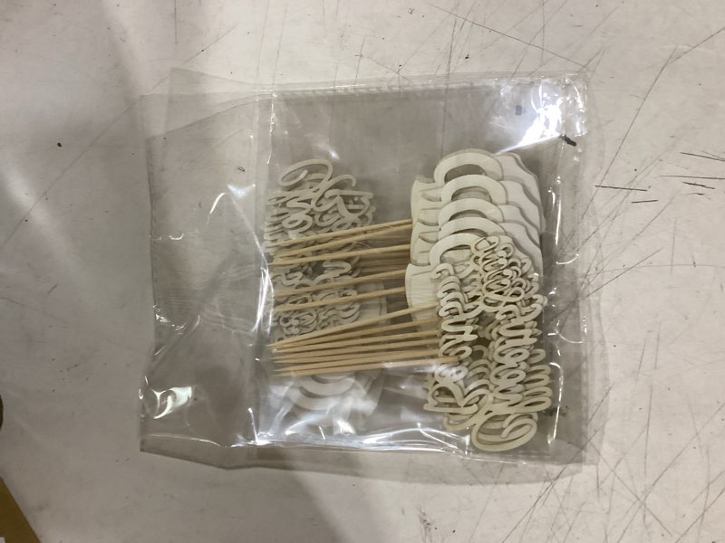 Condition photo showing Good Condition for 24pcs cheers beer mug cupcake toppers beers cake topper decorations cheers beer festival celebrating birthday party supplies - gold glitter