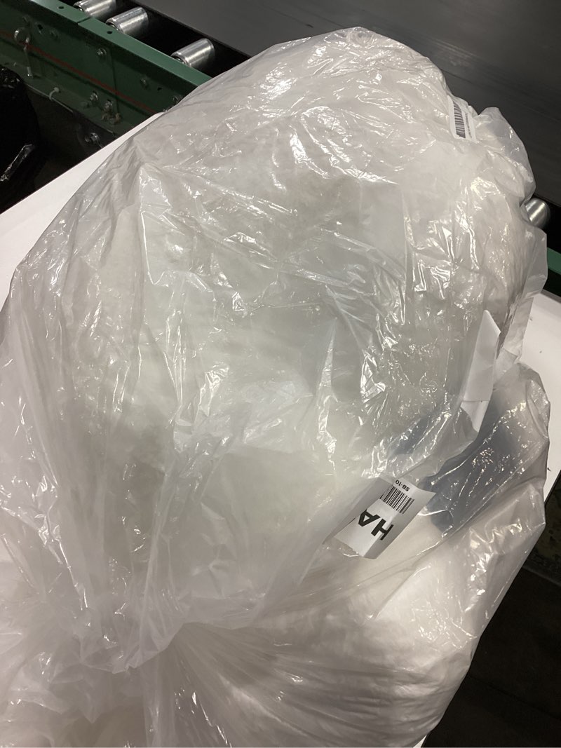 Condition photo showing As Is for A Nice Night Faux Fur Reading Pillow Bed Wedge Large Adult Children Backrest with Arms Back Support for Sitting Up in Bed/Couch for Bedrest,Ivory Ivory Standard