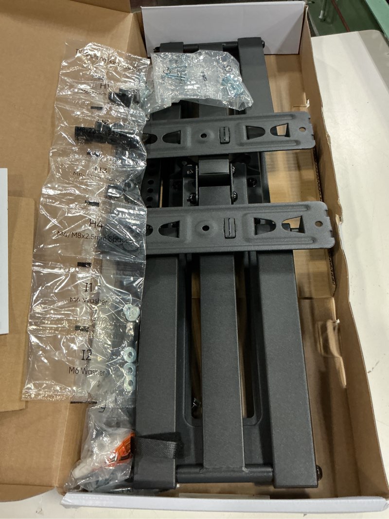 Condition photo showing As Is for onn. corner full motion tv mount 37"-70"