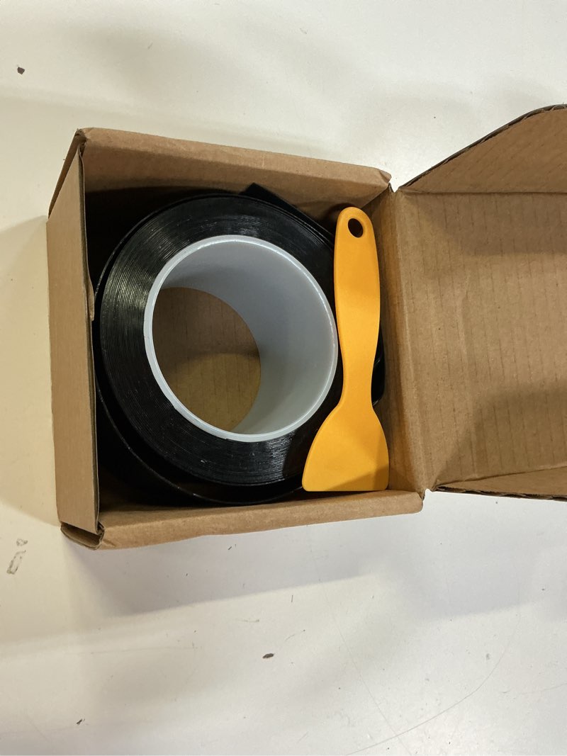 Condition photo showing Good Condition for carbon fiber vinyl wrap tape for cars, 2.7in x 33ft door sill protector, waterproof scratch resistant car trim film, interior & entry protection