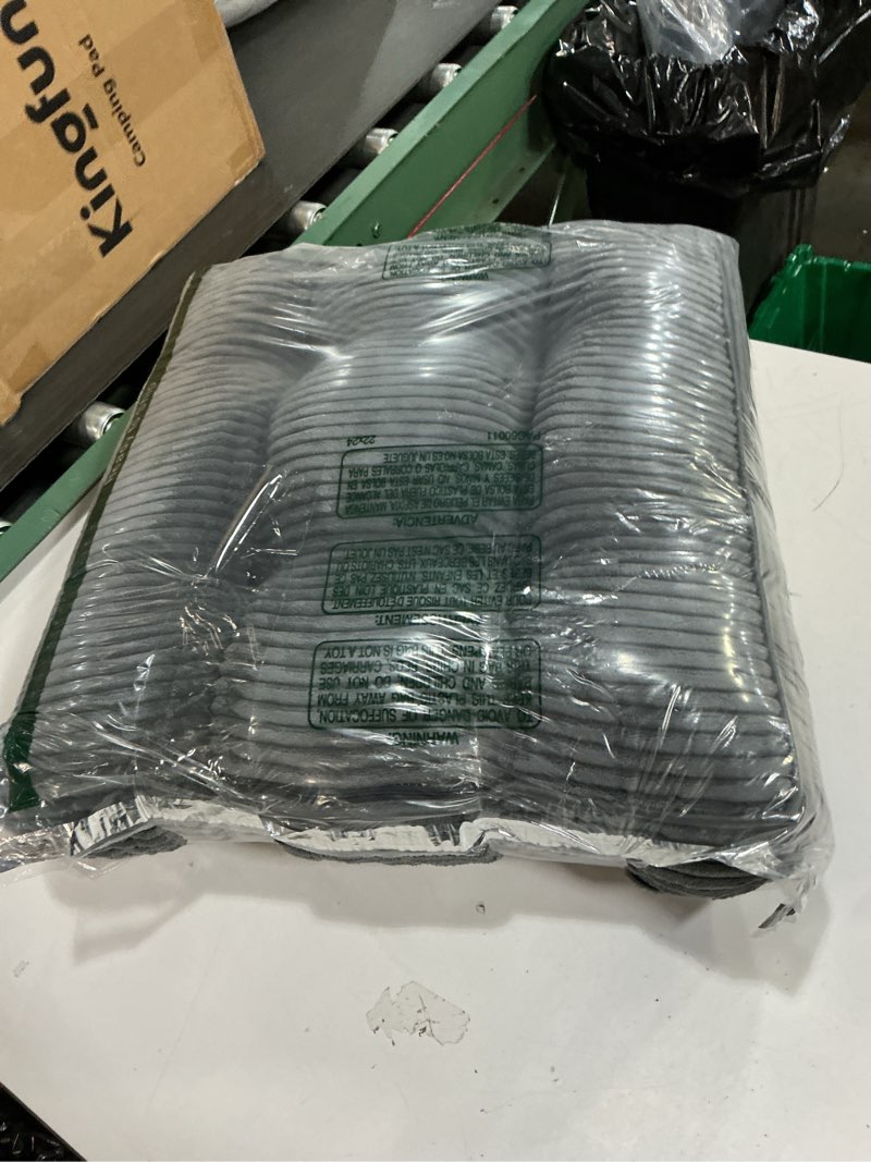 Condition photo showing Good Condition for Tufted Corduroy Recliner Seat Cushion for Elderly, High Density Foam Large Square Seat Cushion for Recliner Chair, Floor Pillow, Office Chair, Car, No Pressure on Thighs, 20x20x4 Dark Grey Large