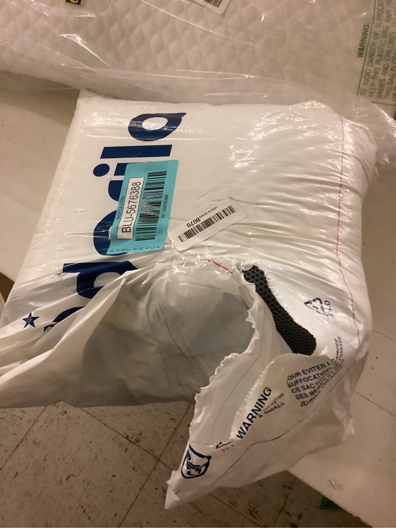 Condition photo showing Good Condition for derila king size neck pillow for sleeping, cervical pillow, memory foam side sleeper pillows, bed contour pillows for back, stomach sleepers for men 23.6x13.4x4.3 in king size (23.6" x 13.4" x 4.3") 1 pillow_white