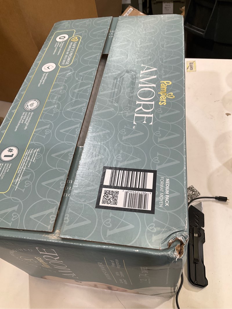 Condition photo showing Good Condition for Pampers Amore, Size 2 (10-22 lbs), 74 Count, Our Best Diaper – Hypoallergenic & Fragrance Free, Up to 100% Leakproof, Soft as Cashmere Size 2 74