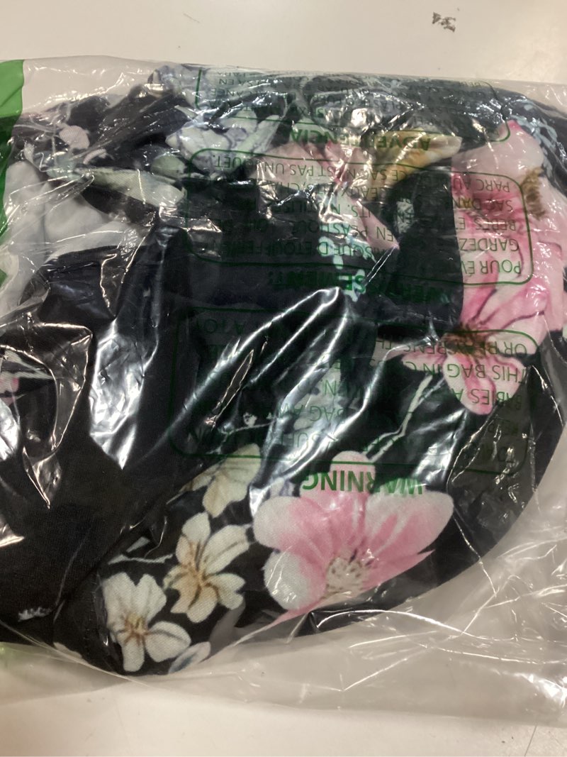 Condition photo showing New/Like New for zeagoo summer dress for women casual floral midi sundress with pockets v neck pleated short sleeve aline beach vacation dress black floral-1 xx-large