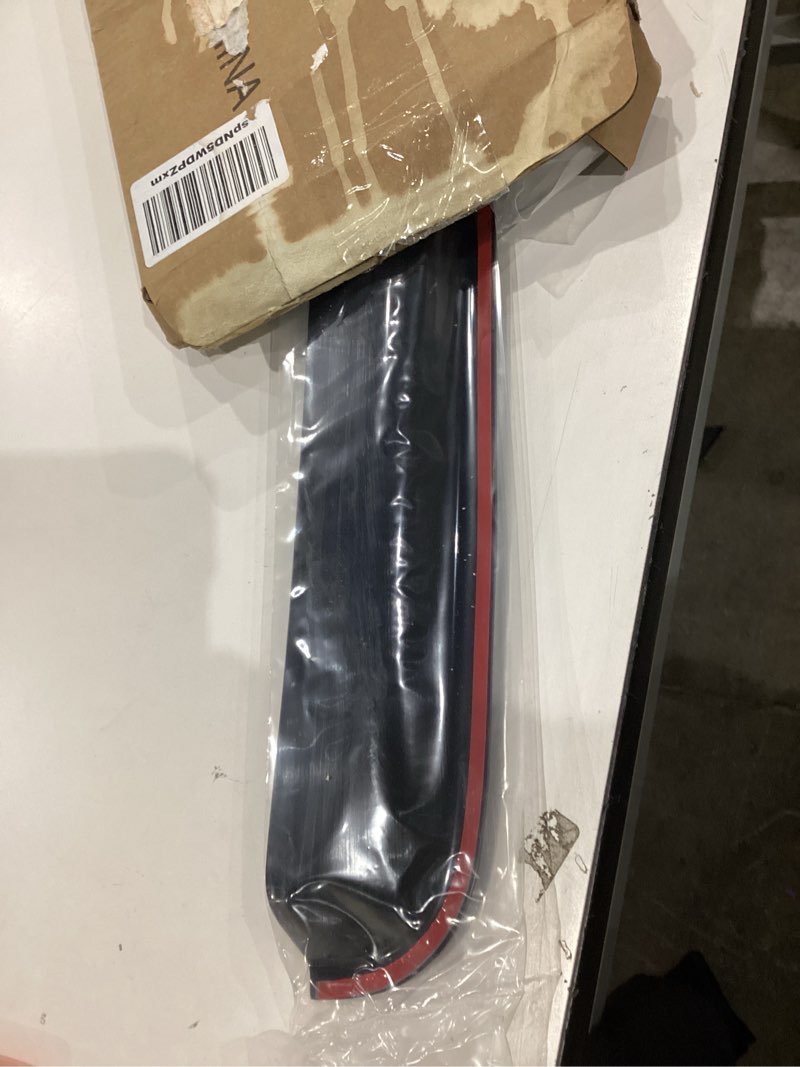 Condition photo showing As Is for in-Channel Window Visors Rain Guards for 1992-2006 Ford E-150/E-250/E-350/E-450/E-550 Super Duty, Window Vent Wind Deflectors Visors Shades for 92-06 Econoline Cargo Van, 2PCS 1992-2006 Ford Econoline Vans