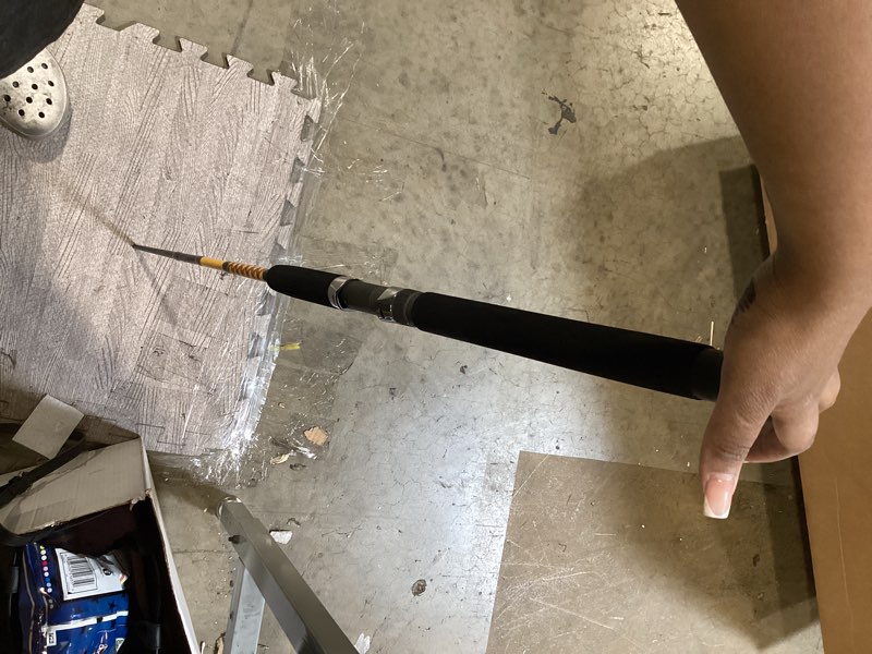 Condition photo showing As Is for ugly stik bigwater spinning fishing rod