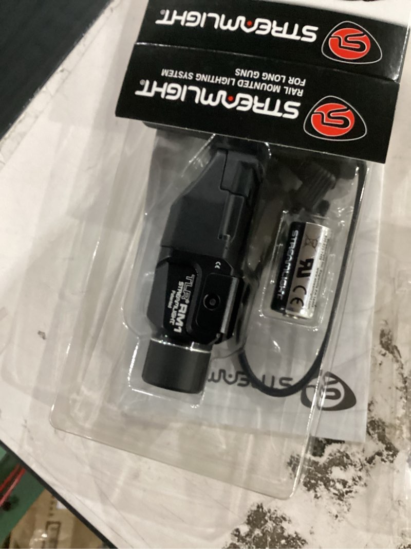 Condition photo showing Good Condition for streamlight 69440 tlr rm 1 tactical rail-mounted gun light 500 lumen remote pressure switch