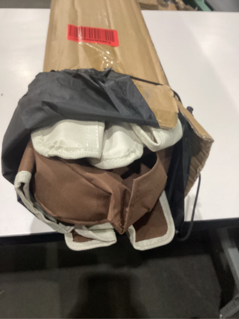 Condition photo showing Good Condition for Folding Camping Chair with Footrest, Tan/Brown