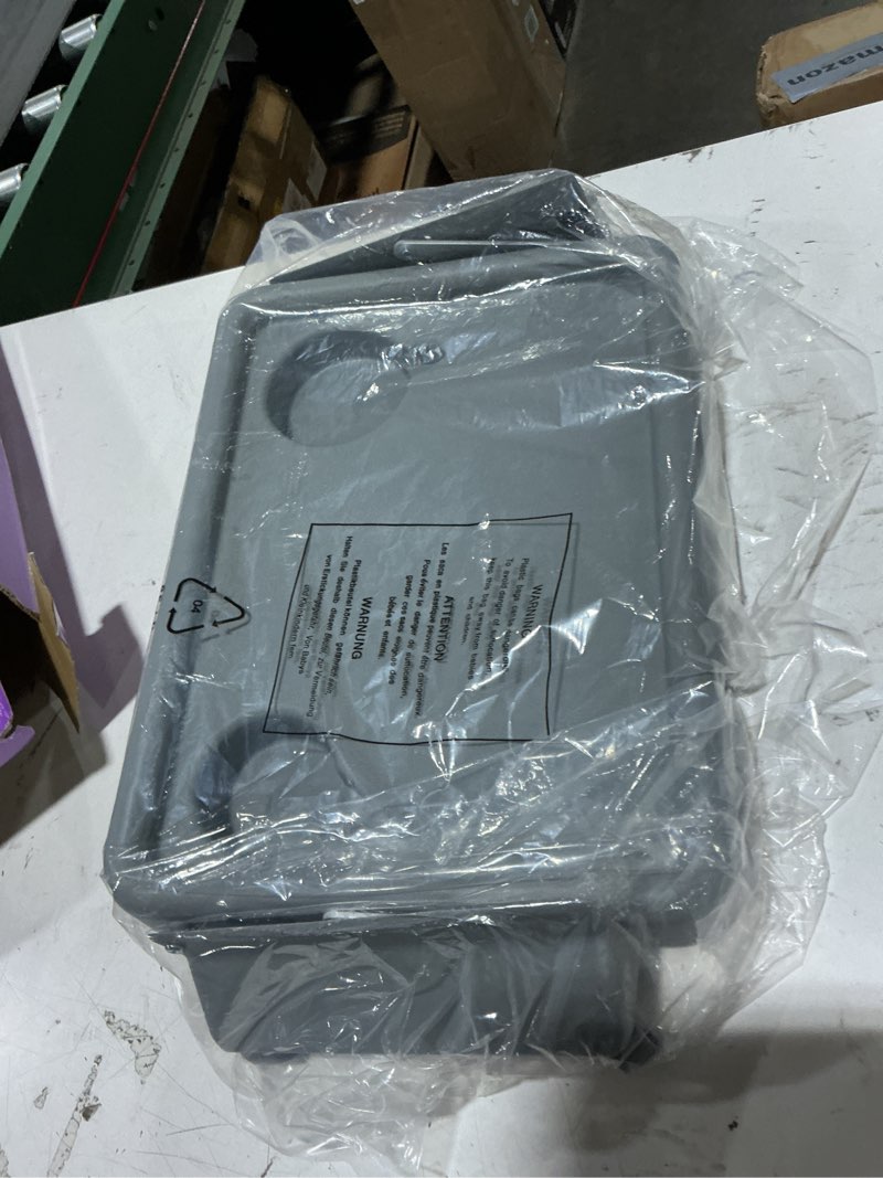 Condition photo showing New/Like New for dmi walker tray, rollator tray, mobility and walker accessory tray table fits most standard walkers, folding with two cup holders and tool free assembly, 16 x 11.8 inch gray 1 count (pack of 1)