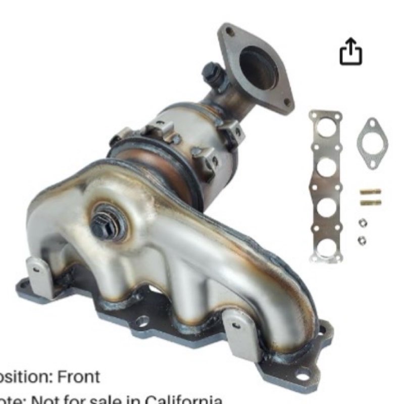 FortunaFlow Exhaust Manifold Catalytic Converter Compatible with Hyundai Sonata 2009 2010 2011 2012 