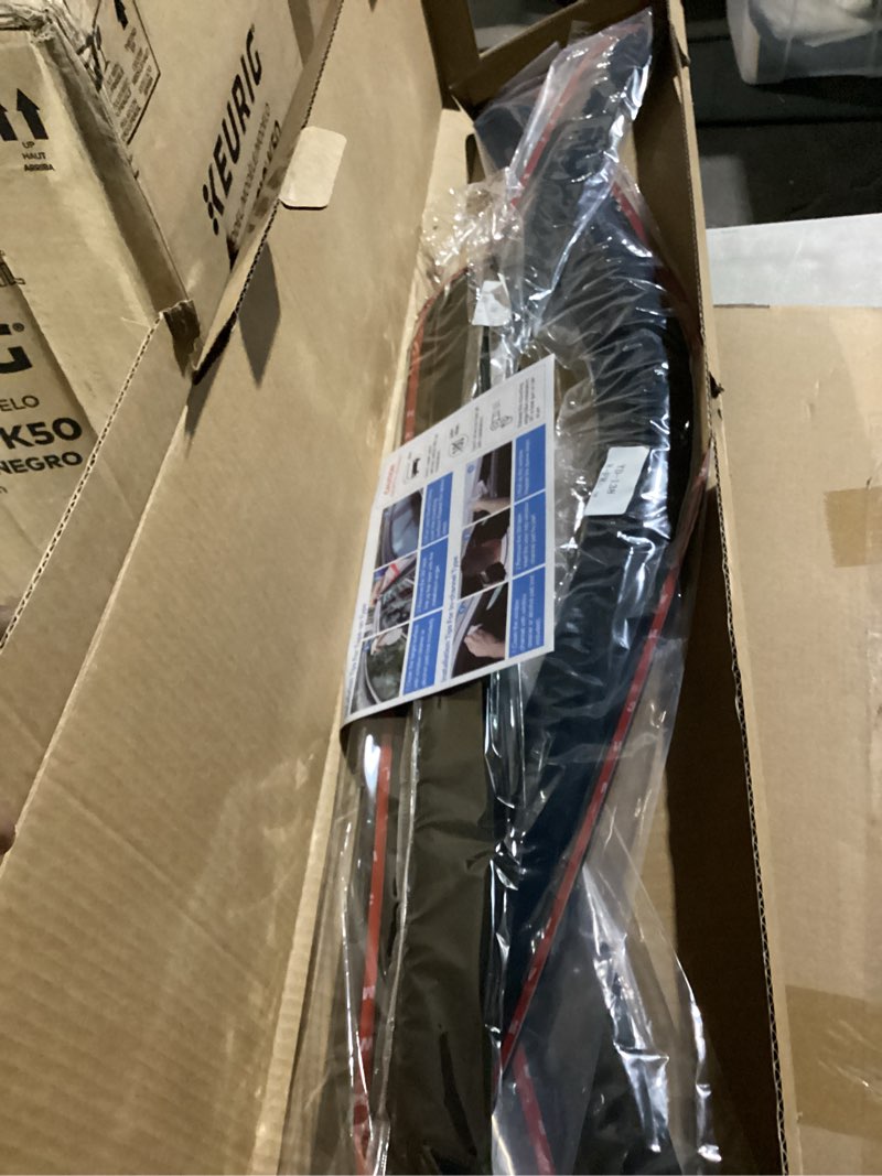 Condition photo showing Good Condition for 4PC Rain Guards for 1999-2016 Ford F250 F350 F450 F550 Super Duty Window Visors for 99-16 SuperCrew Models Only Deflectors Sun Shades Vent in Channel 99-16 F250 F350 F450 F550 SD SuperCrew Cab