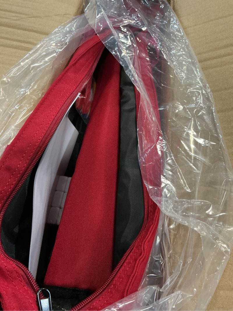 Condition photo showing Good Condition for American Mahjong Tile Set,166 White Tiles Mahjong Set,4 Colors Mahjong Racks,Travel Mahjong Set with Red Carrying Bag Red Bag