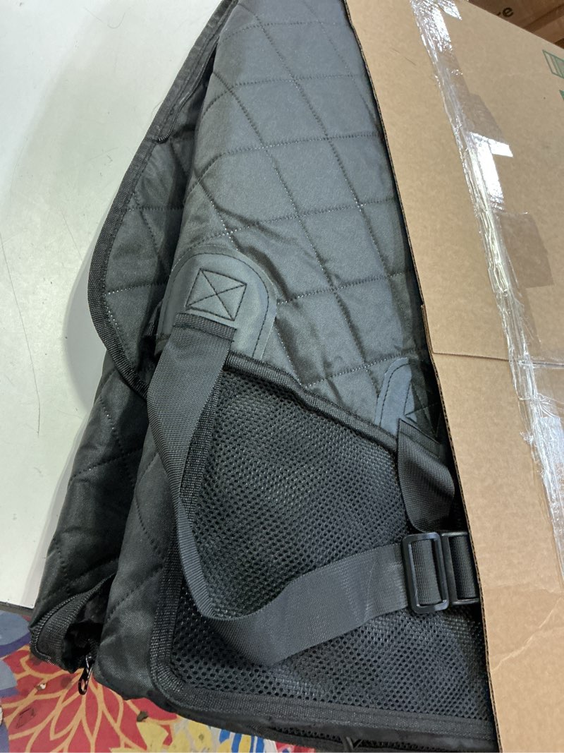 Condition photo showing Good Condition for URPOWER XL Dog Back Seat Extender for Crew Cab Truck, Hard Bottom Dog Car Seat Cover Holds 550lbs Waterproof Dogs Car Hammock Pet Backseat, Pet Truck Accessories for F150 / RAM 1500/ Tundra Crew Cab XL - Full Size Crew Cab Truck Black