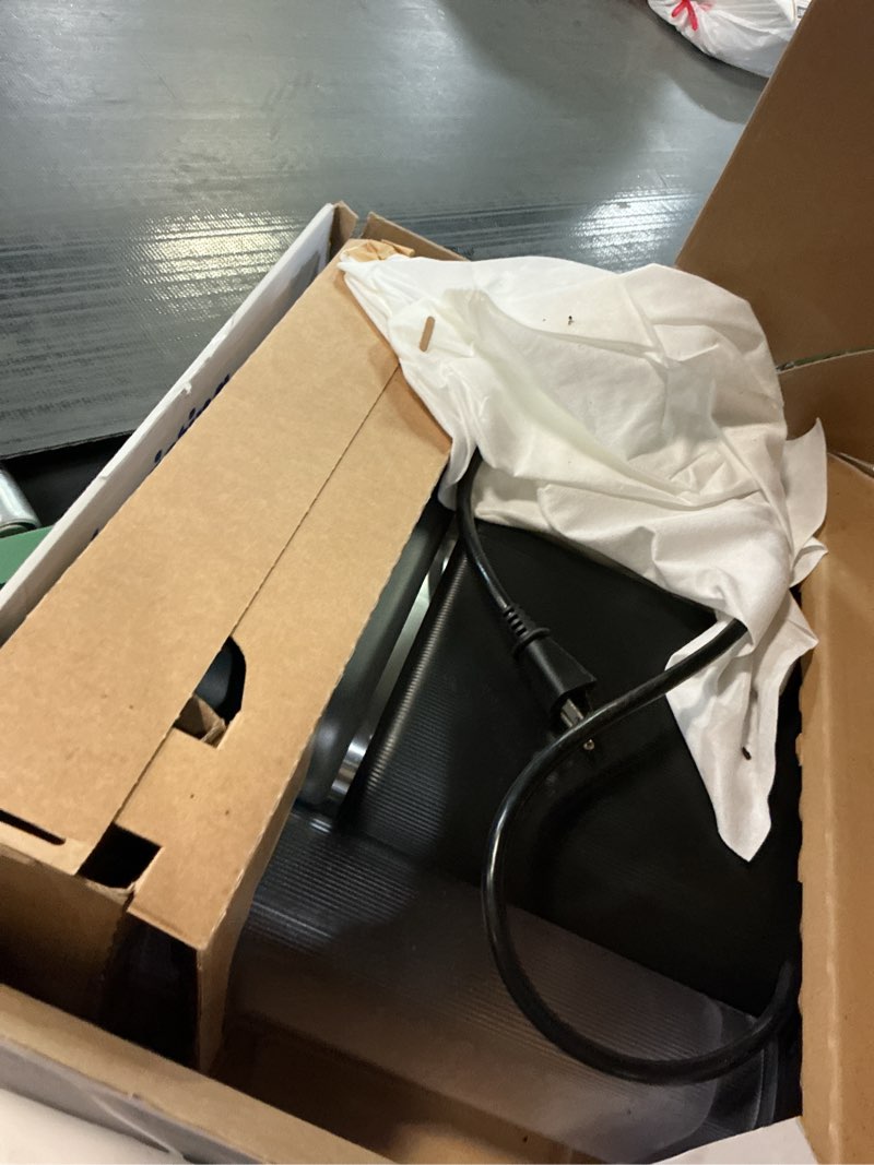 Condition photo showing As Is for Philips Baristina Espresso Machine - Real espresso, made simple. Compact coffee machine, natural black with black portafilter, 16 bar pump pressure, automatic grinder, Cafe Crema (BAR300/60) Espresso Machine Black