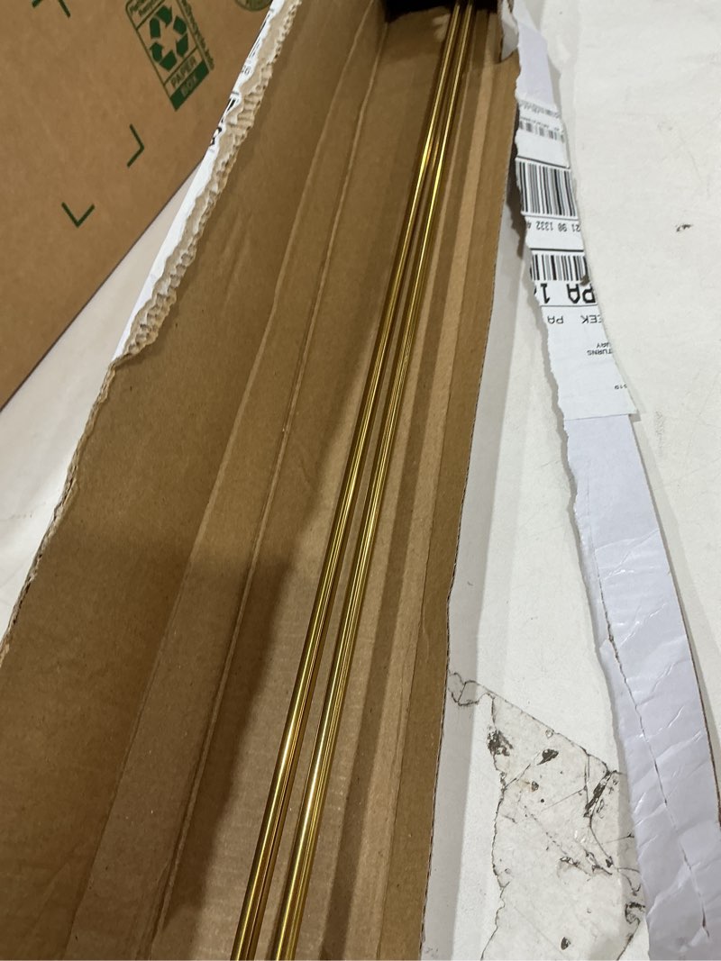 Condition photo showing Good Condition for gisafai 2 pcs flag spreaders for indoor flag pole display gold banner holder for memorial day juneteenth 250th anniversary independence day, 19.69 inches in total length