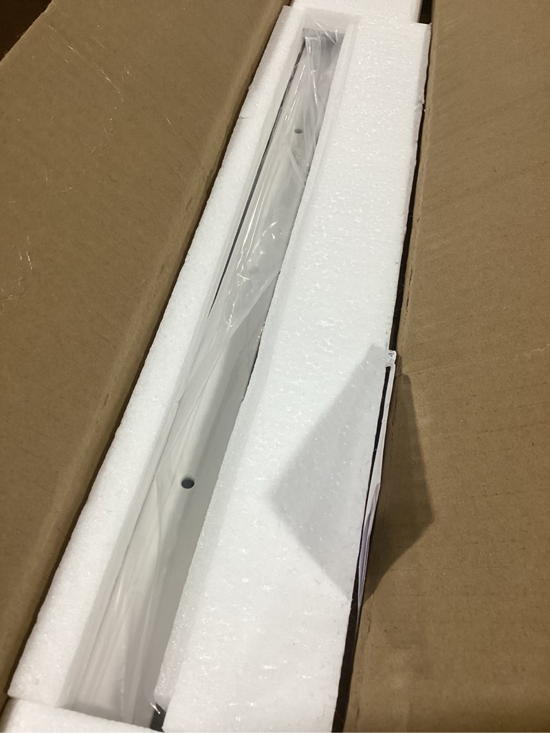 Condition photo showing Good Condition for Moonee Vanity Mirror with Lights, Hollywood Lighted Makeup Mirror with 15 Dimmable Bulbs and 10X Magnification, 3 Colors Modes, Aluminum Metal Frame, Light Up Mirror for Tabletop or Wall?23" x 18"? White 23"L x 18"W