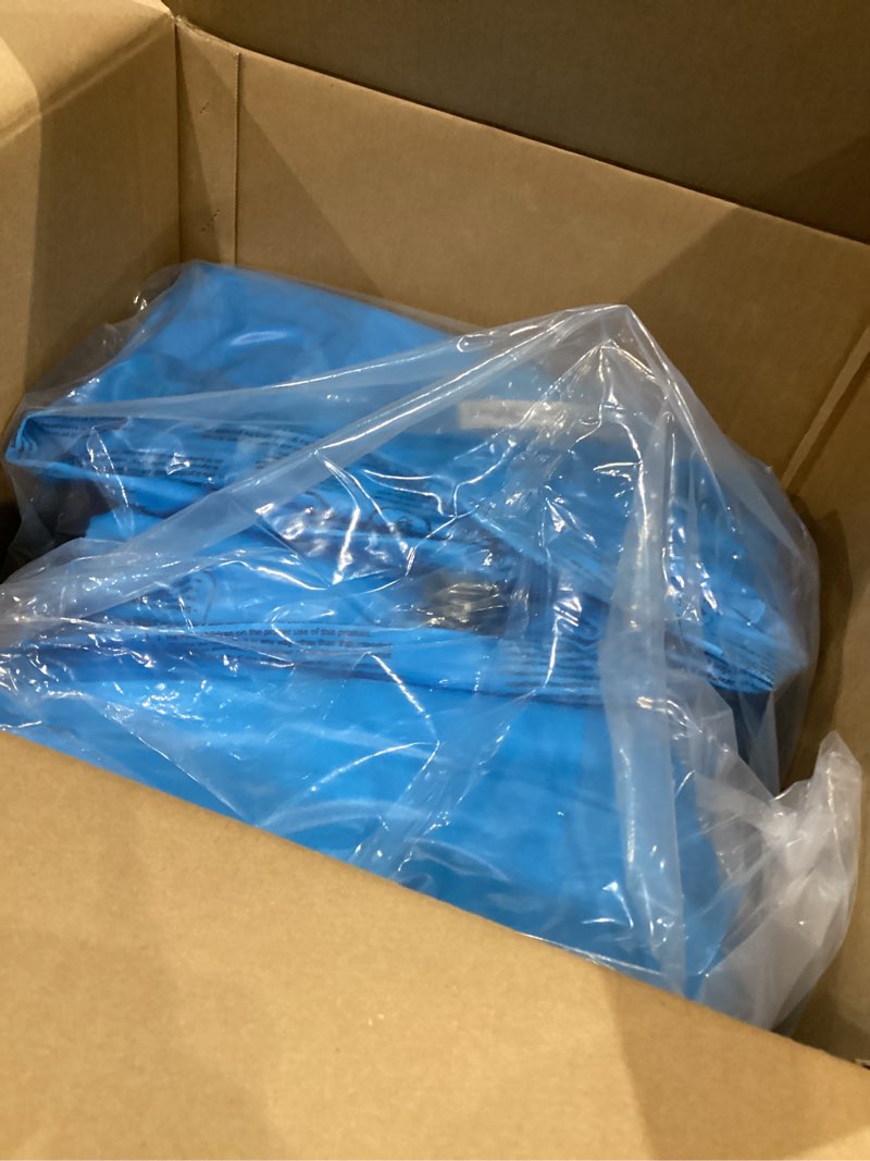 Condition photo showing Good Condition for inflatable bounce house with blower, pvc bouncer for kids ages 3-8, indoor and outdoor bouncy playhouse, jumping castle with pump, ball pit, ringtoss and target game, bouncer for 3 kids