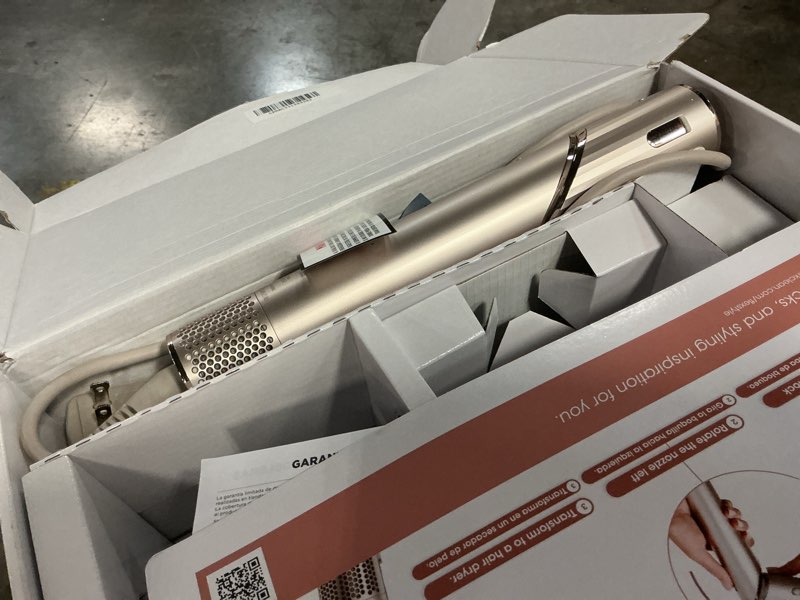 Condition photo showing As Is for Shark HD435 FlexStyle Air Styling & Drying System, Powerful Hair Blow Dryer & Multi-Styler with Auto-Wrap Curlers, Curl-Defining Diffuser, Oval Brush, & Concentrator Attachment, Stone Flexstyle-Curly & Coily Hair