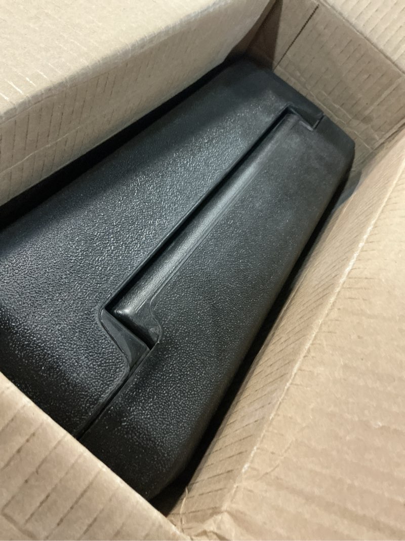 Condition photo showing As Is for sentrysafe fireproof safe box with key lock, chest safe with carrying handle to secure money, jewelry, documents, 0.25 cubic feet, 6.3 x 15.3 x 12.1 inches, 1160