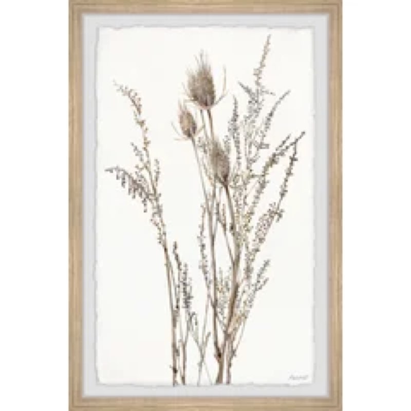 Brown Foliage Triptych A - 20X30 inch 