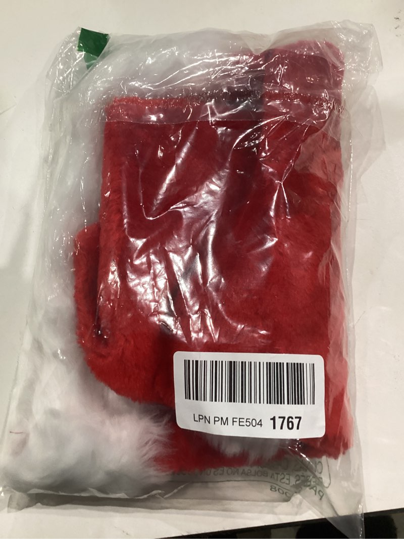 Condition photo showing New/Like New for OLLULL Deluxe Adults Santa Hat for Colorful Christmas Available Colors: Black, Green, Blue, Pink, Red