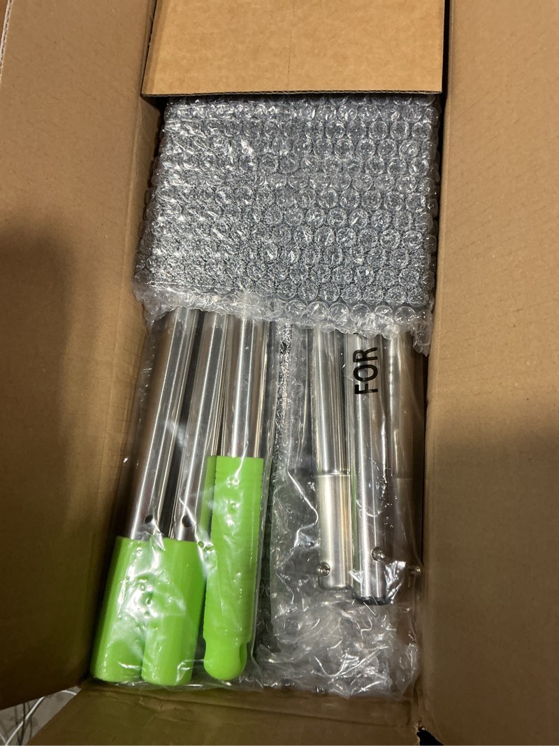 Condition photo showing New/Like New for tooge pooper scooper, dog pooper scooper long handle stainless metal tray and rake for medium small dogs heavy duty pet supplies to use for grass, dirt or gravel 1. rake + tray