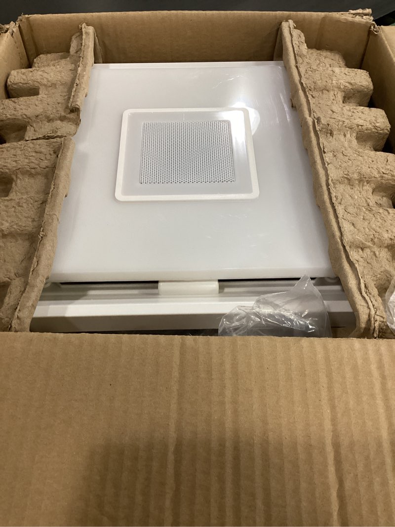 Condition photo showing Good Condition for homewerks 7130-13-bt white decorative led, bluetooth bathroom exhaust fan new 