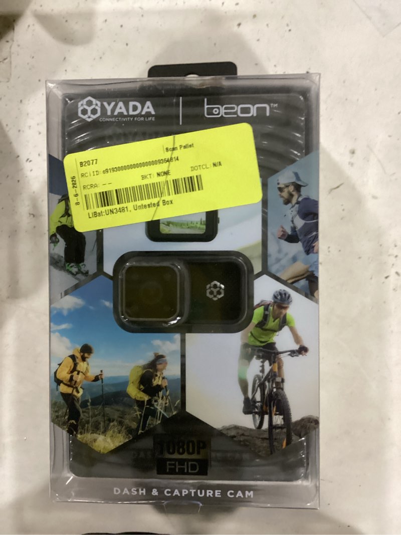 Condition photo showing Good Condition for yada beon plus 1080p dash cam body cam 2-in-1, voice control enabled, app compatible for wireless video access, 680mah battery, beon1bk