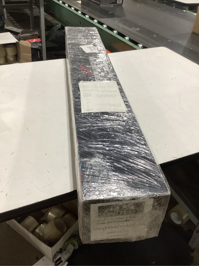 Condition photo showing New/Like New for united universal black window tint film 36" x 100' - 35% vlt 1ply dyed pet car tint roll, deep black privacy film with 99% uv block, heat & glare control for car, truck, suv & home 35% 36" (36inch x 100ft)