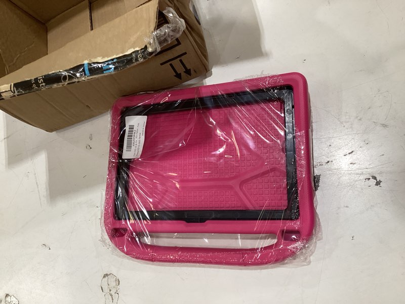 Condition photo showing New/Like New for fire hd 10 & hd 10 plus tablet case for kids(13th/11th generation, 2023/2021 release) - dicekoo lightweight shockproof kid-proof cover with handle stand for kindle fire hd 10 kids tablet - pink