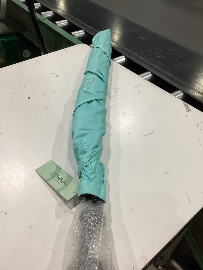 Condition photo showing Good Condition for g4free adjustable beach umbrella xl with universal clamp shaft for chair, golf cart, stroller, bleacher, patio (lake blue),