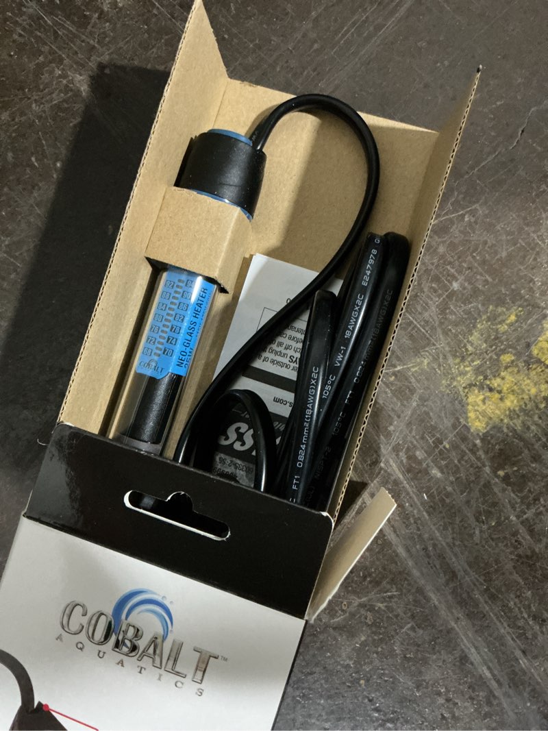Condition photo showing New/Like New for Ultra Distribution Service 478423 25W Cobalt Neo-Glass Submersible Aquarium Heater