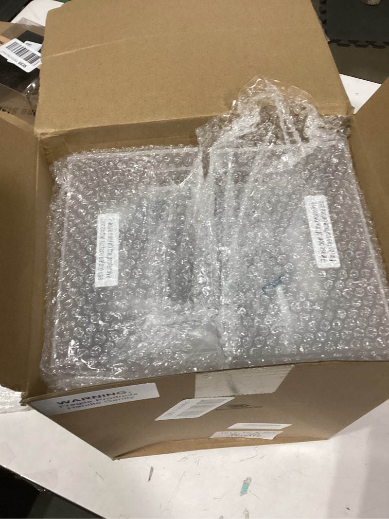 Condition photo showing Good Condition for Post Card Holder Display Stand 6 x 4 Inch Wall Mount Index Clear Acrylic Organizer Small Brochure Hanging Pamphlet Holder for Flyer Magazine File Display(12 Pack)