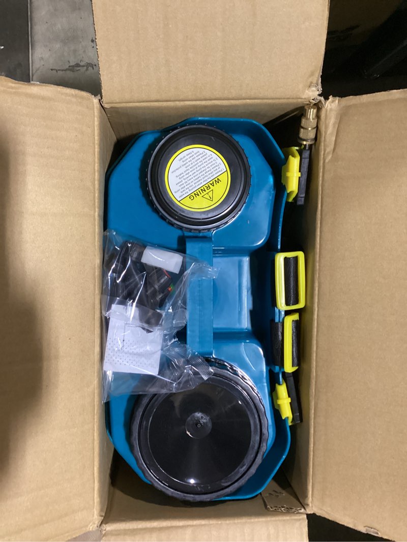 Condition photo showing Good Condition for battery backpack sprayer compatible with makita 18v battery (tool only) 4.2 gallon with auto mixer, 0–100psi adj, leak-proof metal telescopic wand 42", 6 nozzles, ergonomic strap ecarke garden sprayer blue