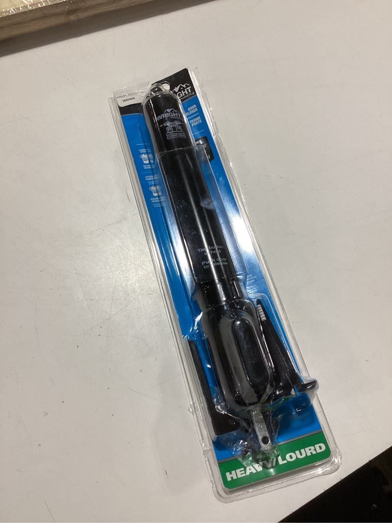 Condition photo showing Good Condition for wright products 11.25-in e-z hold adjustable black aluminum hold open screen/storm door pneumatic closer