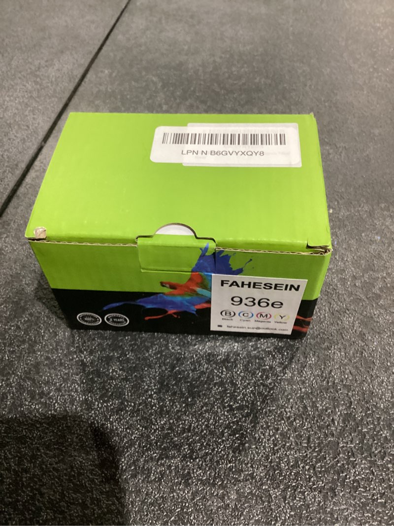 Condition photo showing New/Like New for 936XL (936e) Ink Cartridges Combo Pack Replacement for HP 936 e XL for OfficeJet 9122e Pro 9125e 9130e 9135e 9120b 9120e 9128e 9110b 9110e 9128 9130 9130b 9135 for HP936 Black Cyan Magenta Yellow