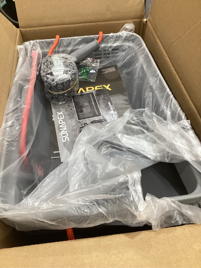 Condition photo showing Good Condition for sunapex smart battery box 12v/24v power center - multi ports & circuit breaker for trolling motor, marine,rv & solar panel (pro,battery not included)