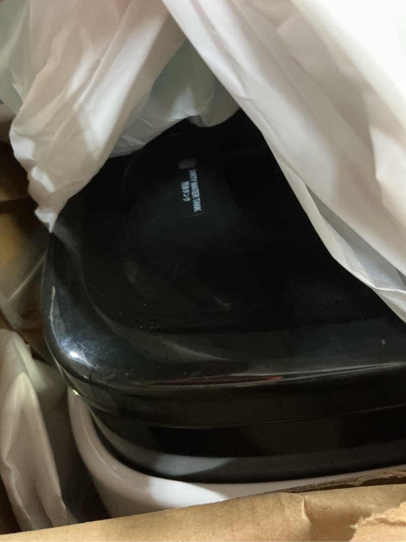 Condition photo showing As Is for lefant robot vacuum and mop, 15000pa suction, 90-day self-emptying, auto mop washing&drying, obstacle avoidance, all-in-one for pet hair carpet, 5g wifi alexa/app/iwatch control, m3 white