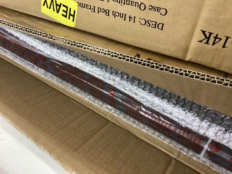 FUIOBYVV King Bed Frames, 18 Inch Heavy Duty Metal Platform Bed Frame Twin Size Support Up to 3500 l