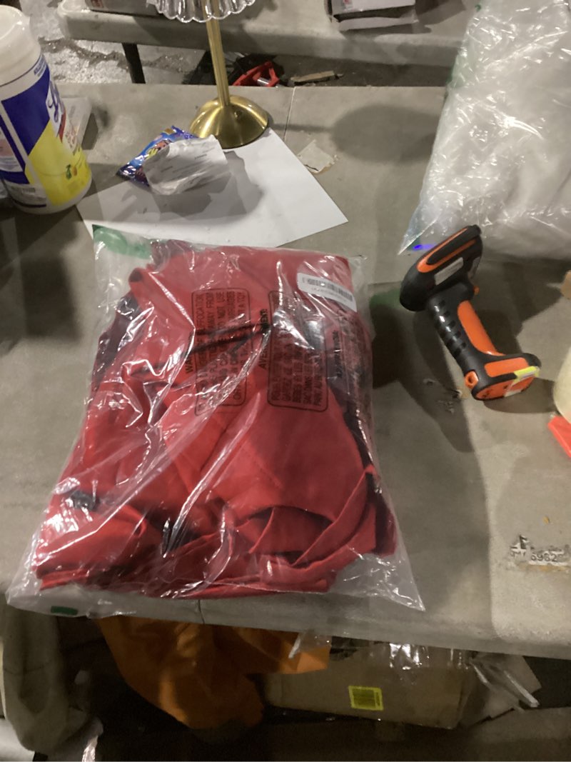 Condition photo showing Good Condition for sun zero barrow 2-pack energy saving rod pocket curtain panel pair, holiday red, 54" w x 95" l (2 panels) 2 holiday red 54"w x 95"l (pack of 2)